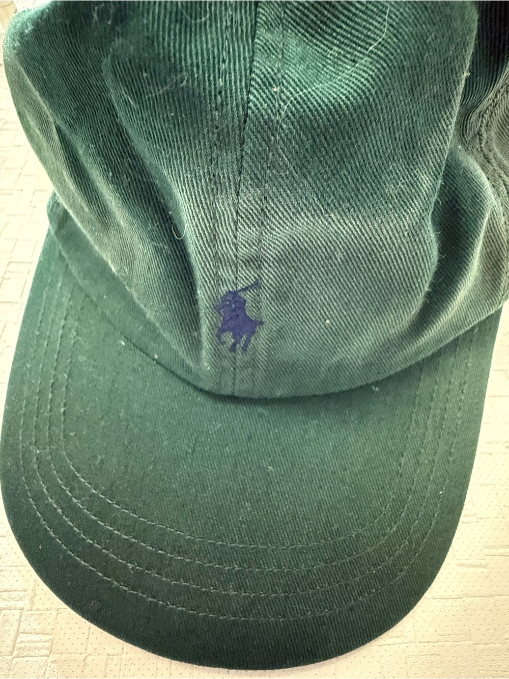 Polo Ralph Lauren Green Cotton Ball Cap Hat Fits Adult S/M / Youth OS 8-20 56cm